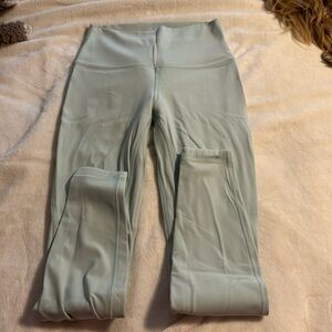 Lululemon align leggings. Size 6. Mint blue